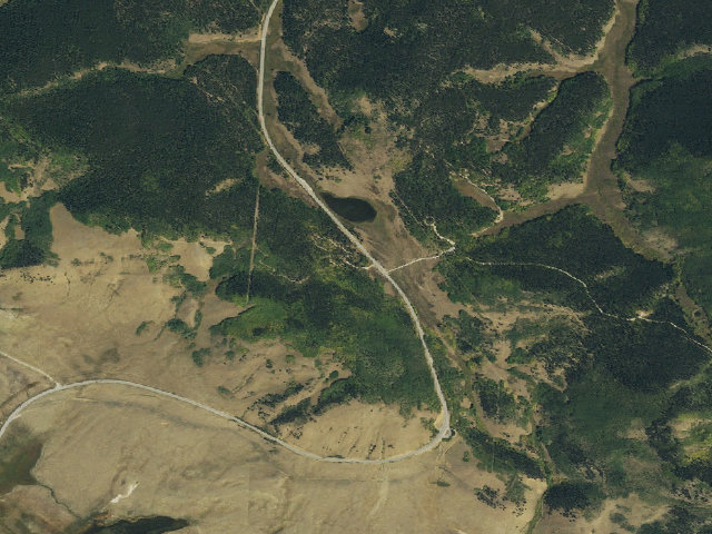 Aerial image of Kenosha Pass