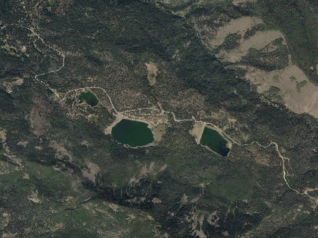 Aerial image of Kents Lake Rec Site