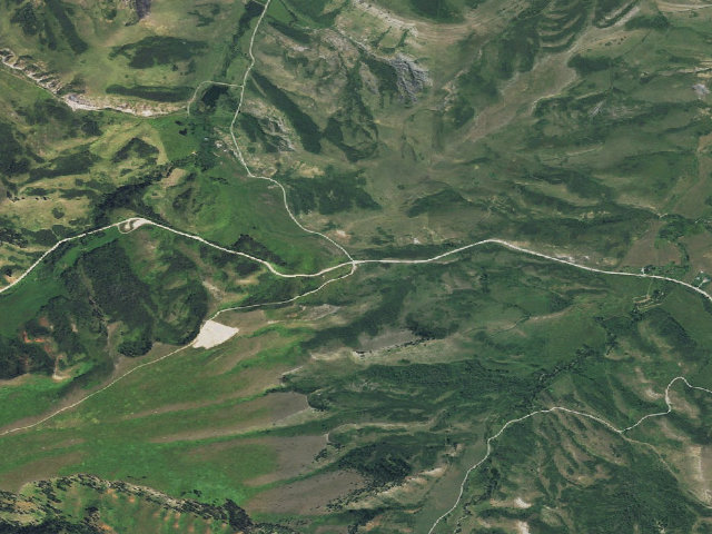 Aerial image of Kerns WHMA — Kerns Lower Trail Bench Site