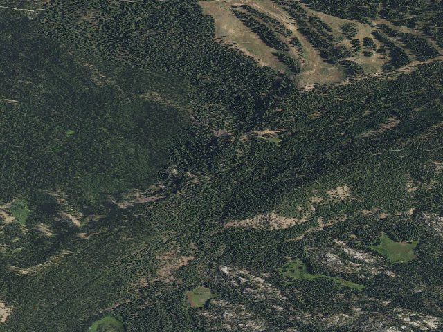 Aerial image of Kerrick Corrals