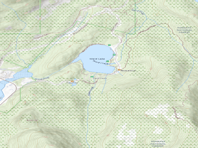USGS topographic map of Ketchikan Gateway Borough