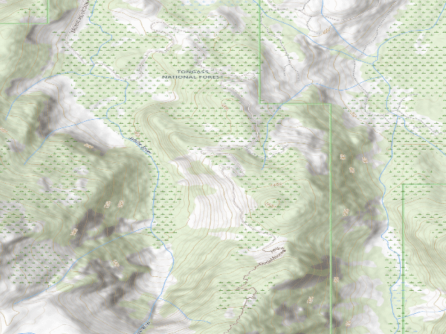 USGS topographic map of Ketchikan Gateway Borough