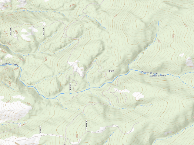 USGS topographic map of Kevin