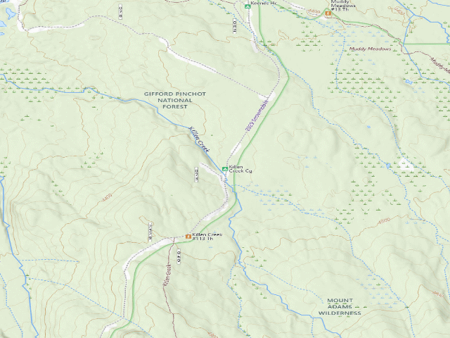USGS topographic map of Killen Creek Cg