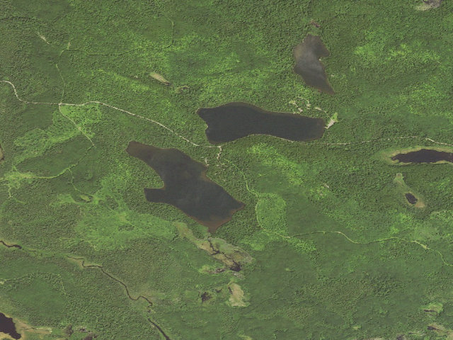 Aerial image of Kimball Lake Campground