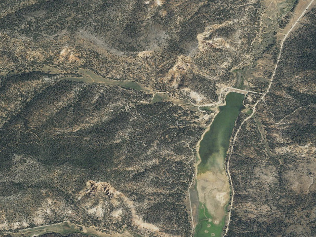 Aerial image of King Creek Campground