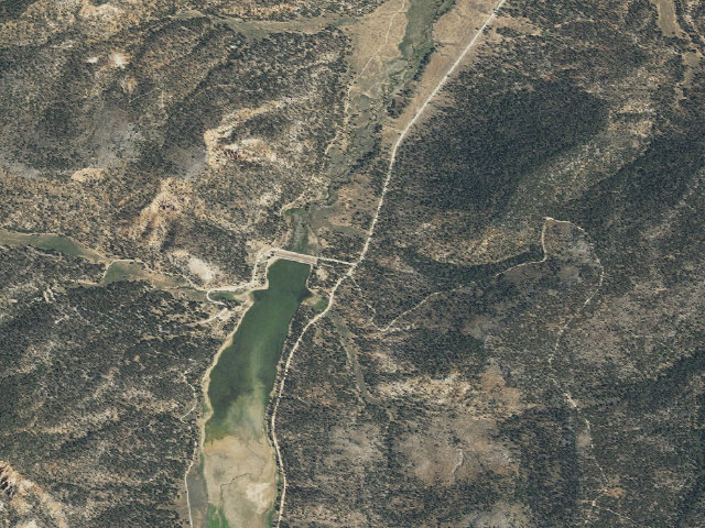 Aerial image of King Creek Campground