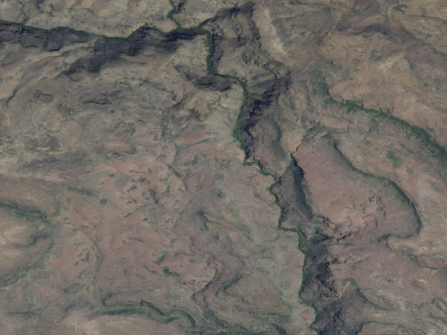 Aerial image of King Hill Creek Wilderness Study Area