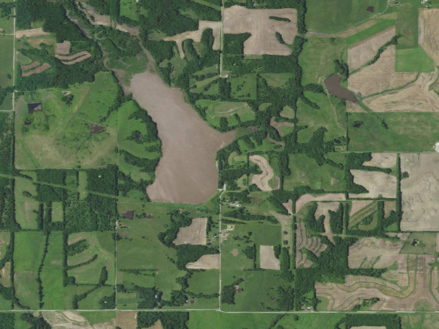 Aerial image of King Lake Conservation Area