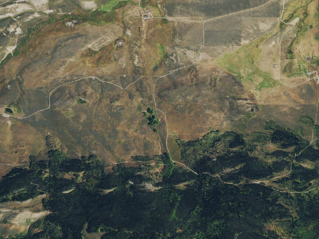 Aerial image of King Mountain