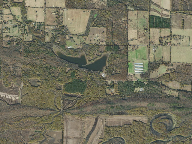 Aerial image of Kingfisher Lake Camping Area