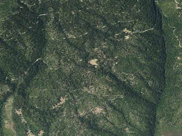 Aerial image of Kingsley Glade Campground