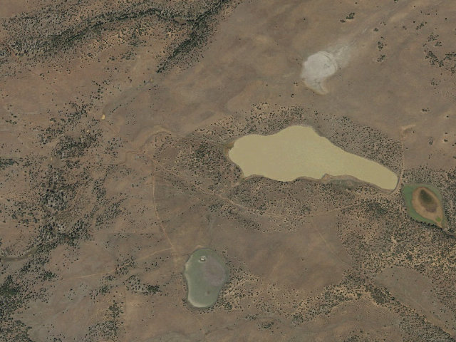 Aerial image of Kinnikinick Lake Campground