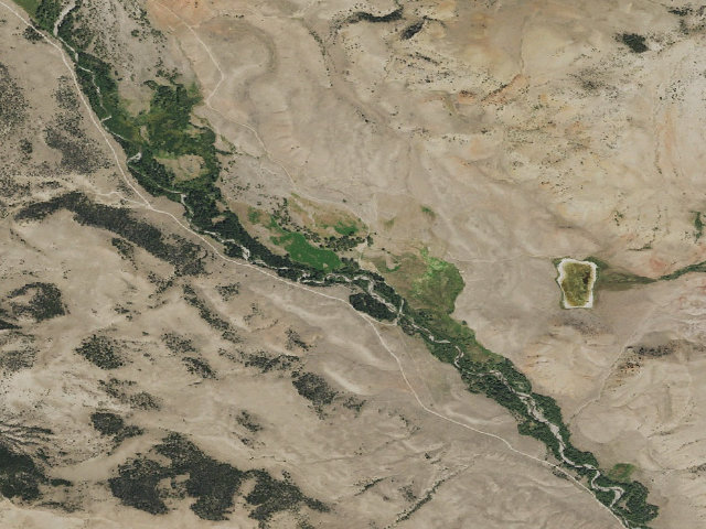 Aerial image of Kirk Inberg/Kevin Roy WHMA — Lower Bear Creek