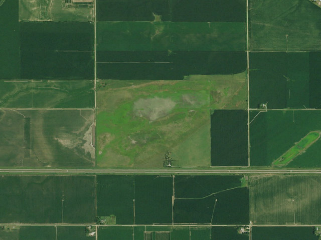 Aerial image of Kirkpatrick Basin North WMA
