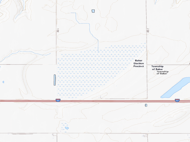 USGS topographic map of Kirkpatrick Basin North WMA