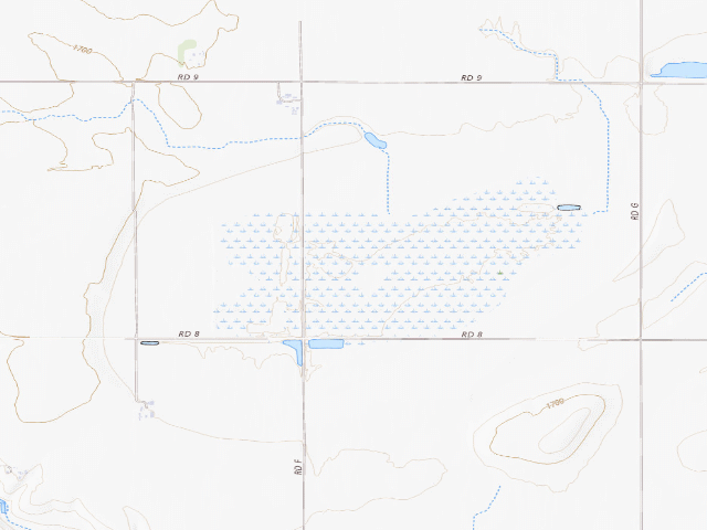 USGS topographic map of Kirkpatrick Basin South WMA