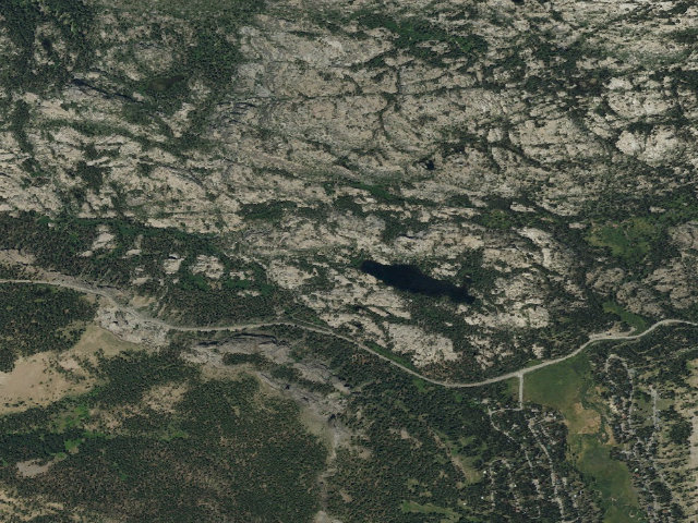 Aerial image of Kirkwood Lake Cg