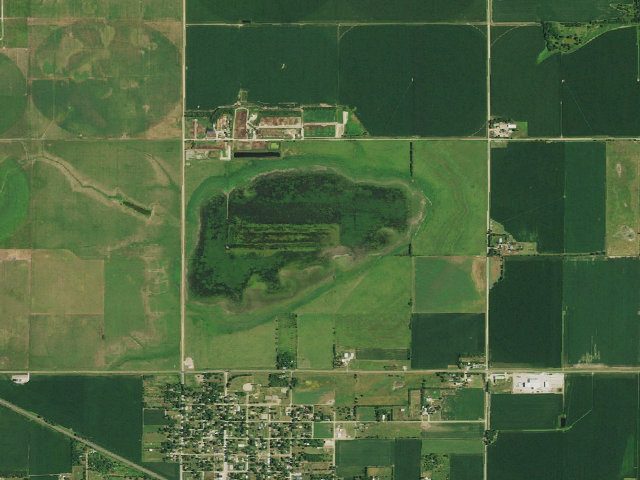 Aerial image of Kissinger Basin WMA