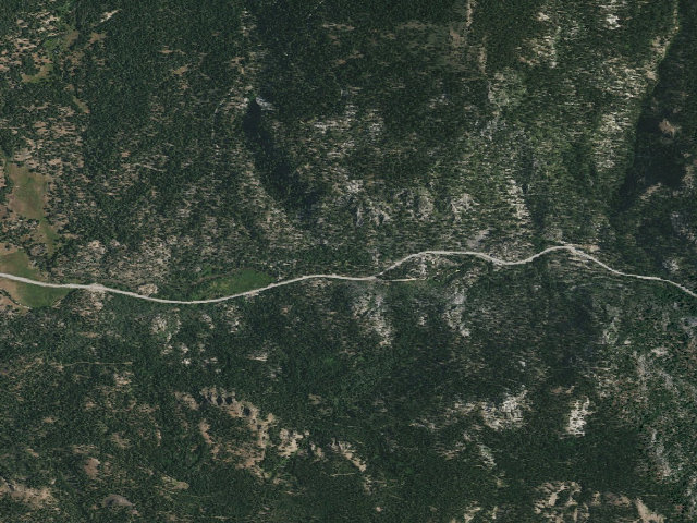 Aerial image of Kit Carson Campground
