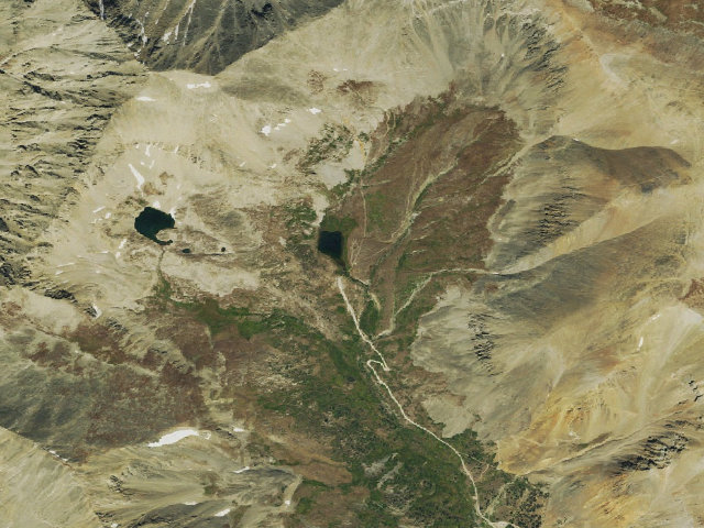 Aerial image of Kite Lake
