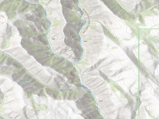 USGS topographic map of Kiwanis