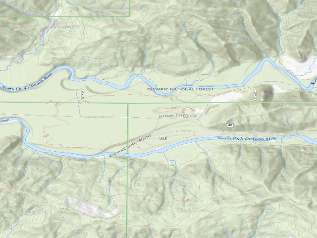 USGS topographic map of Klahanie