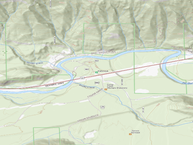 USGS topographic map of Klahowya