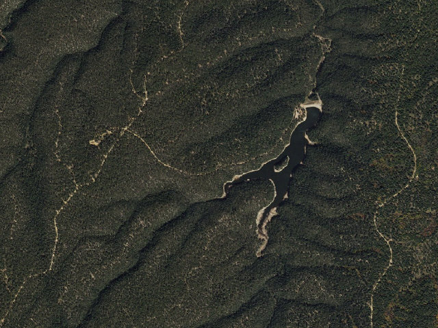 Aerial image of Knoll Lake Campground
