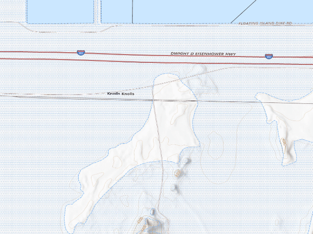 USGS topographic map of Knolls Off-Highway Vehicle Special Recreation Management Area (Srma)