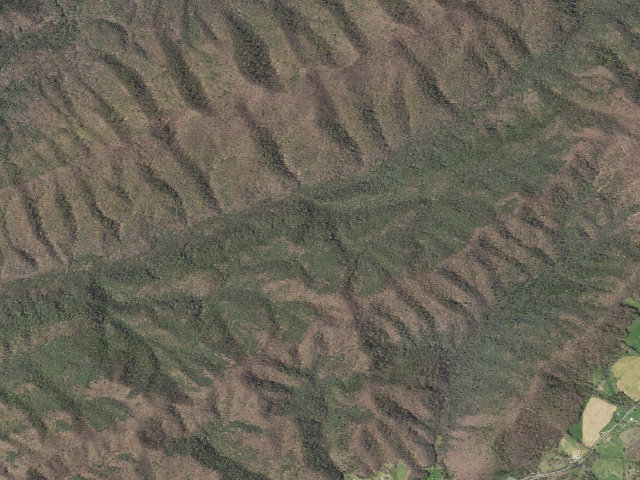 Aerial image of Knot Maul A.T. Shelter