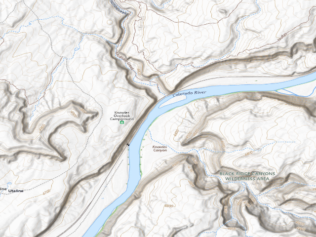 USGS topographic map of Knowles