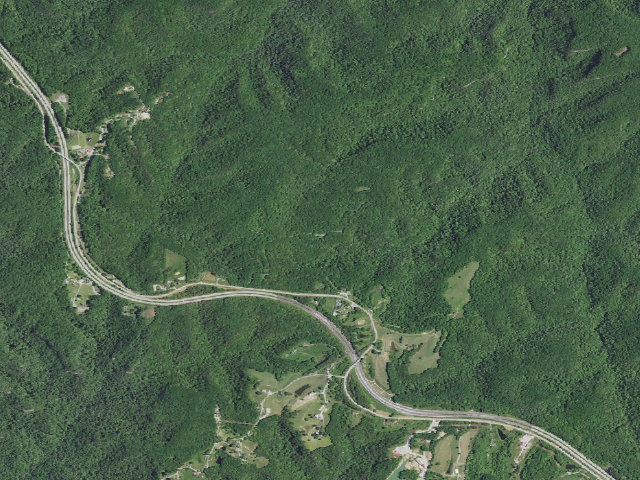 Aerial image of Koomer Ridge Campground