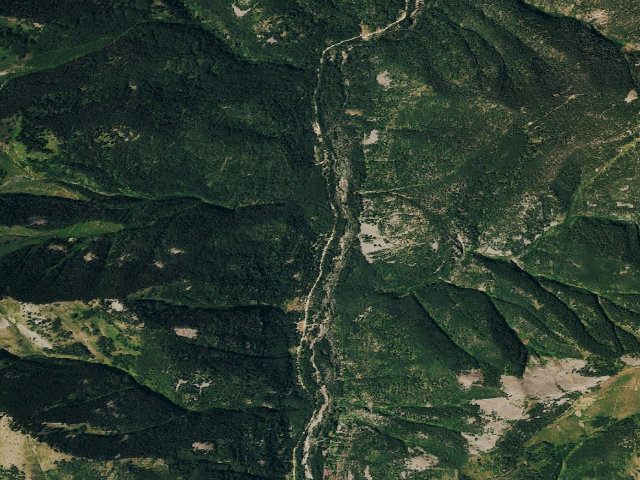 Aerial image of Kroeger Campground