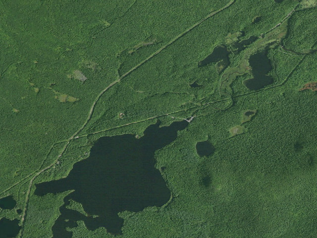 Aerial image of Kushaqua North (Debar Mountain Wild Forest)