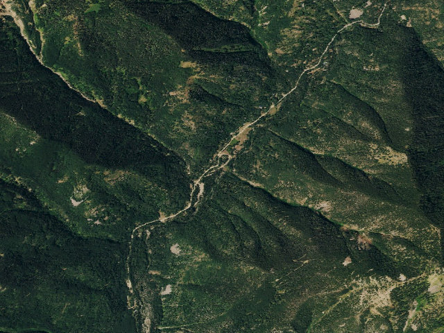 Aerial image of La Plata City Campground