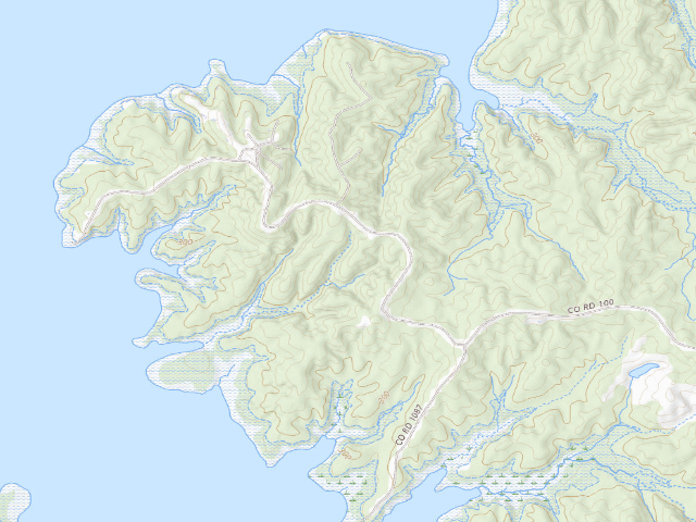 USGS topographic map of Lafayette County