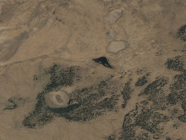 Aerial image of Laguna Larga