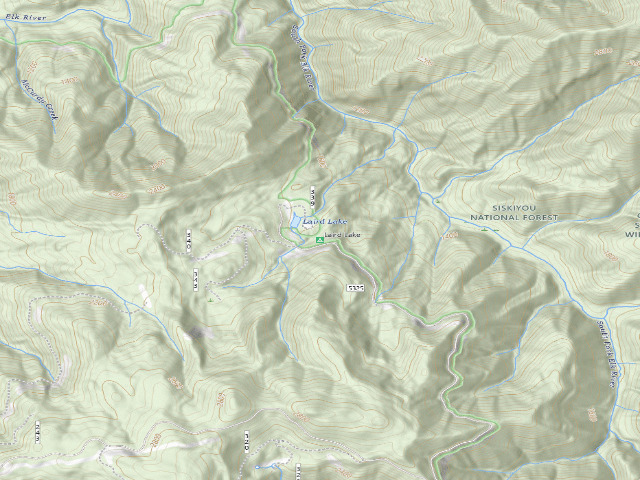 USGS topographic map of Laird Lake