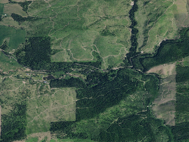 Aerial image of Laird Park Campground