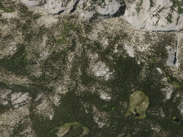 Aerial image of Lake Camp