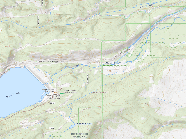 USGS topographic map of Lake Como 004