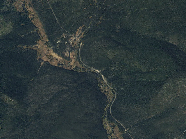 Aerial image of Lake Creek Dispersed
