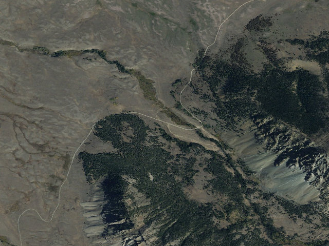 Aerial image of Lake Creek Trailhead & Campground