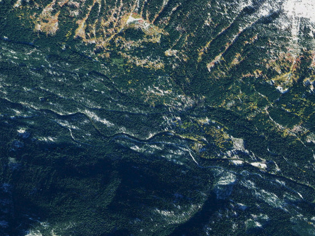 Aerial image of Lake Creek