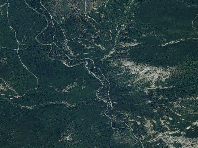 Aerial image of Lake Creek