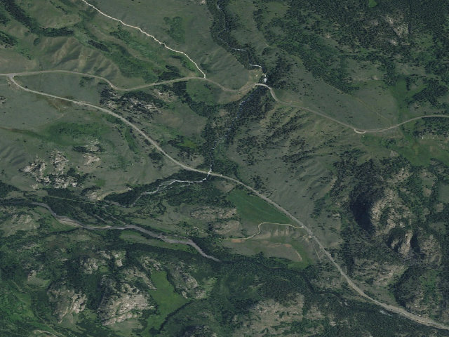 Aerial image of Lake Creek