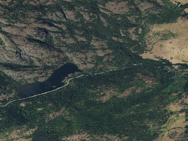 Aerial image of Lake Ellen