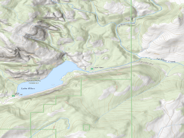 USGS topographic map of Lake Ellen