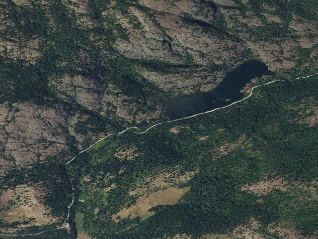 Aerial image of Lake Ellen West